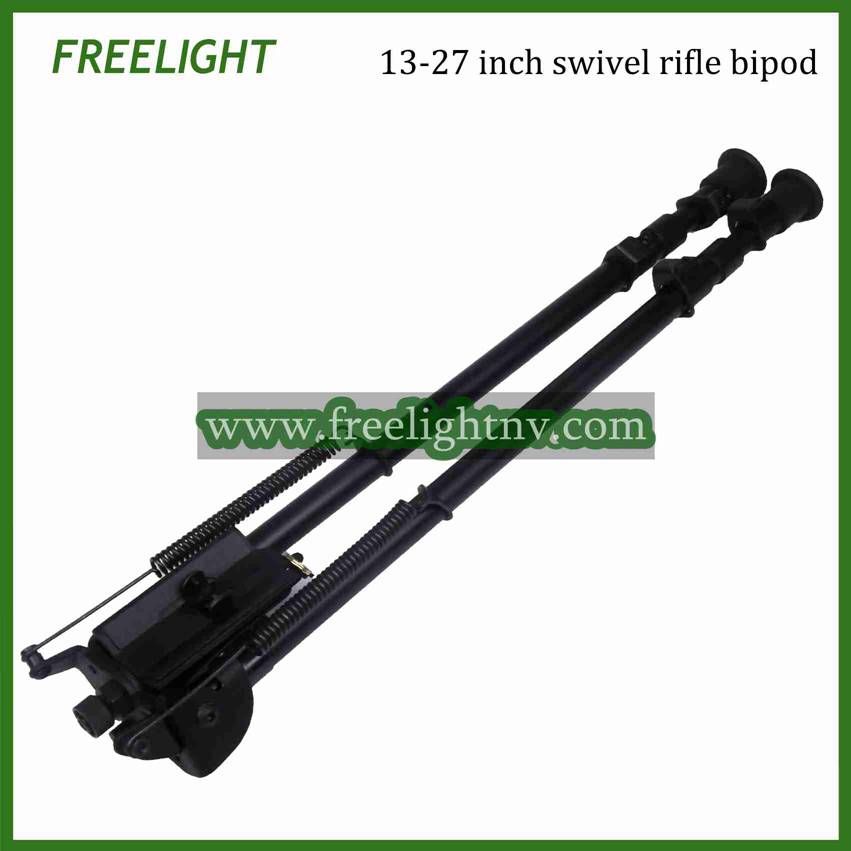 13-27 inch Harris Style Pivot Model Bipod with notches and swivels