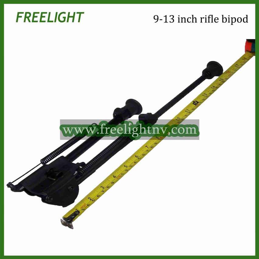 9-13 inch extendable leg gun mounted fixed Harris style bipod for hunting