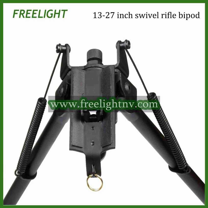 13-27 inch Harris Style Pivot Model Bipod with notches and swivels