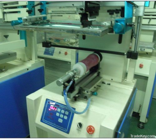 Automatic cylindrical silk screen printing machine