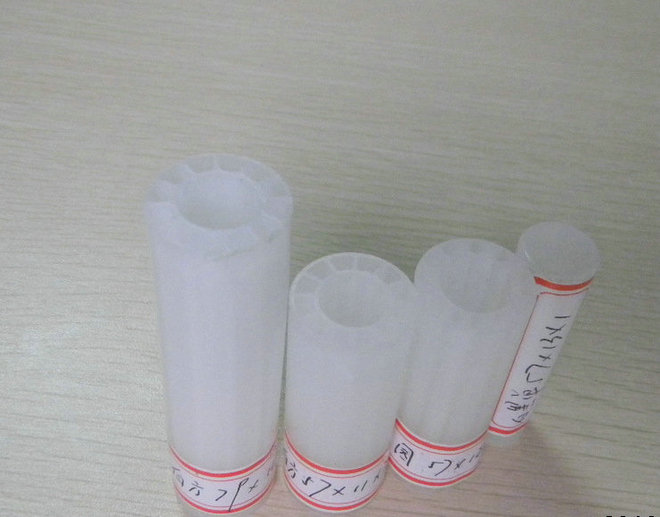 white honeycomb plastic cores