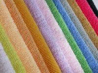 Microfiber towel  Dyeing fabric