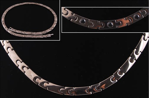 steel & titanium necklace