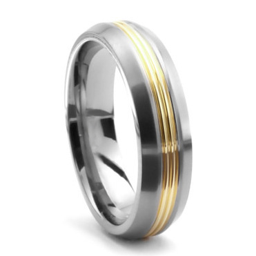 steel & titanium ring