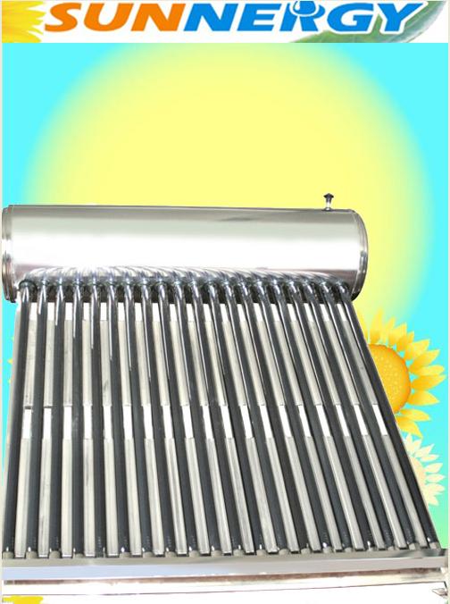 Non Pressure Stainless Steel Solar Water Heater
