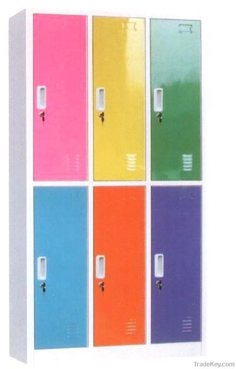 six-door locker
