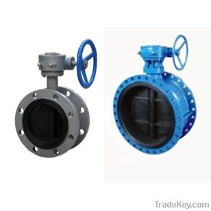 Gear Box Flanged Type full Lined Butterfly Valve