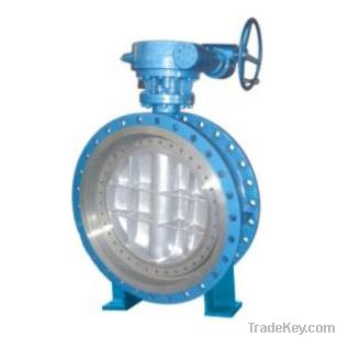 Gear Box  Flanged Type Metal Sealing Butterfly Valve