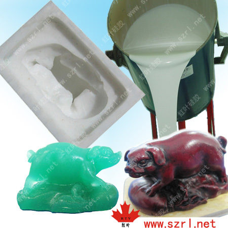 Silicone rubber for resin products