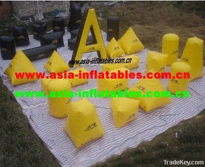 New inflatable paintball field/ paintball bunkers