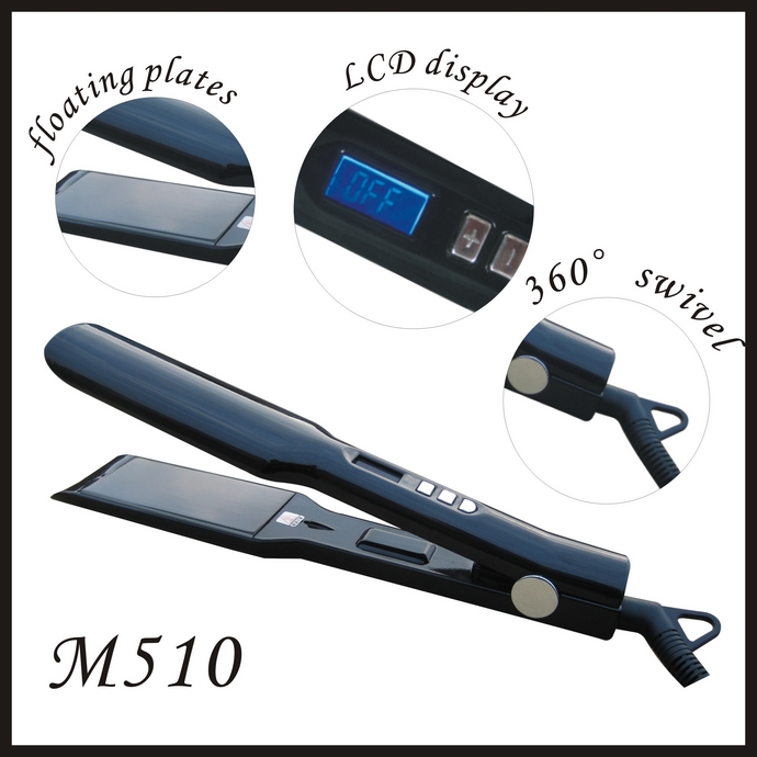 professioal LCD ionic hair straightener