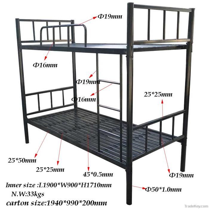 strong metal bunk bed