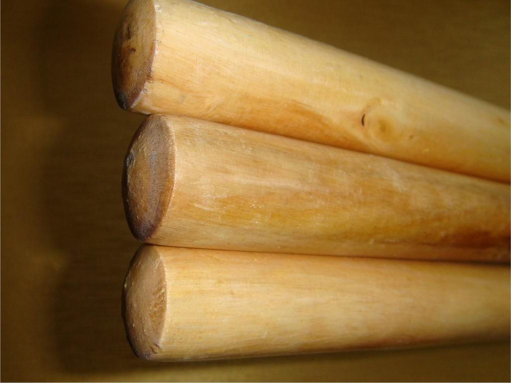 wooden broom stick