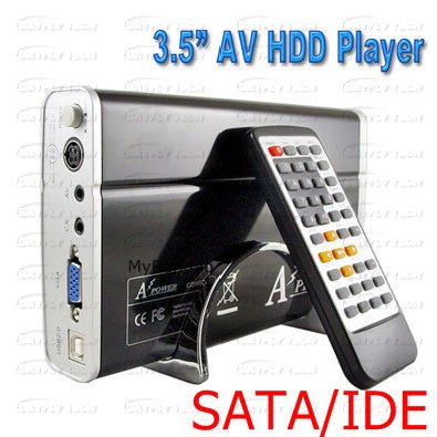 3.5"IDE/SATA Hard Disk Media Player +5.1ch/ AV HDD Player