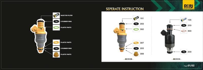 injector filters for injectors