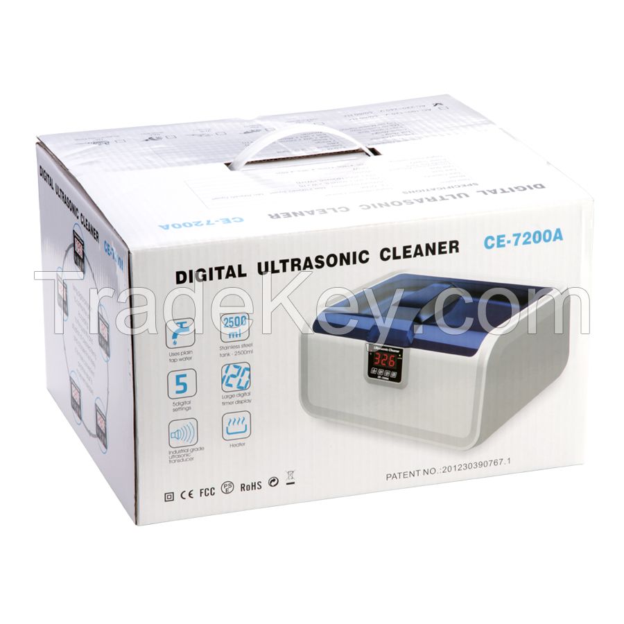 Jeken 2.5L digital ultrasonic cleaner CE-7200A