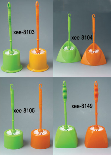 plastic toilet brush, cleaning brush, plastic brush