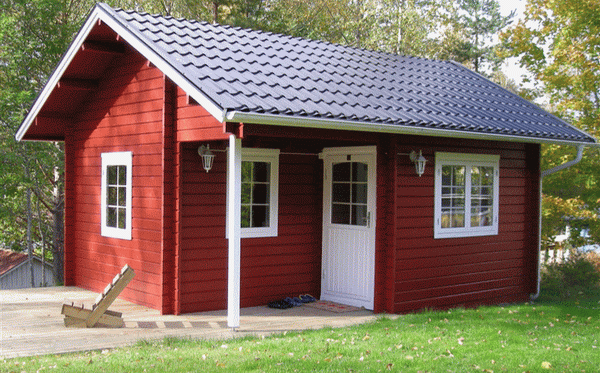 wooden house