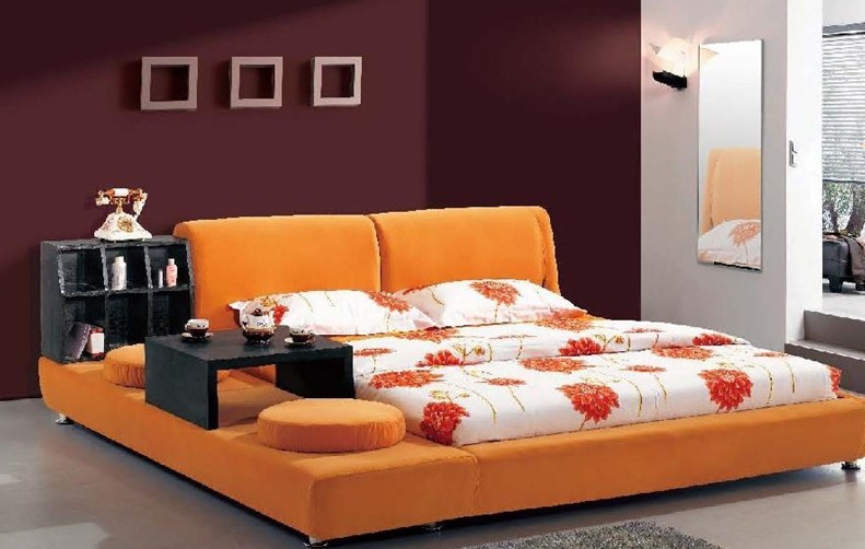 Casual fabric bed