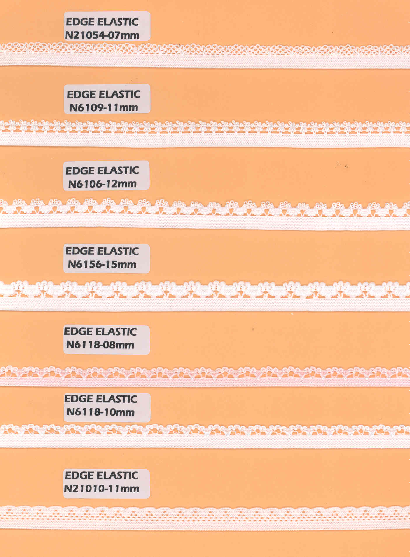 Sell - Edge or Picot Webbing Elastic