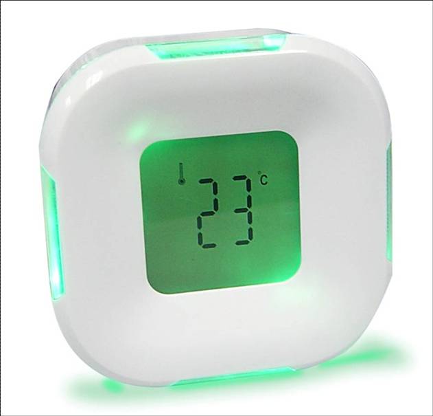 four sides shape LED digital clock