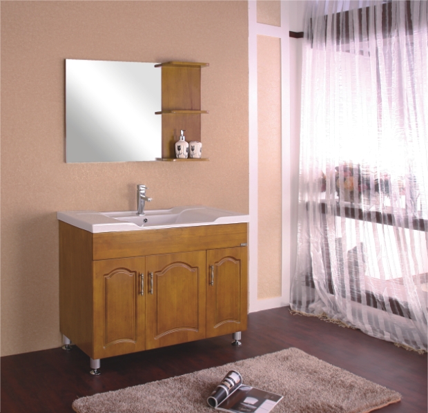 HUALIER Solid Wood Bathroom vanity(furniture)