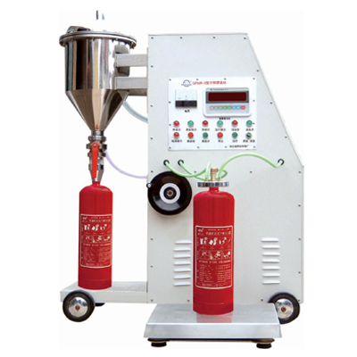 Automatic type fire extinguisher powder filler technical