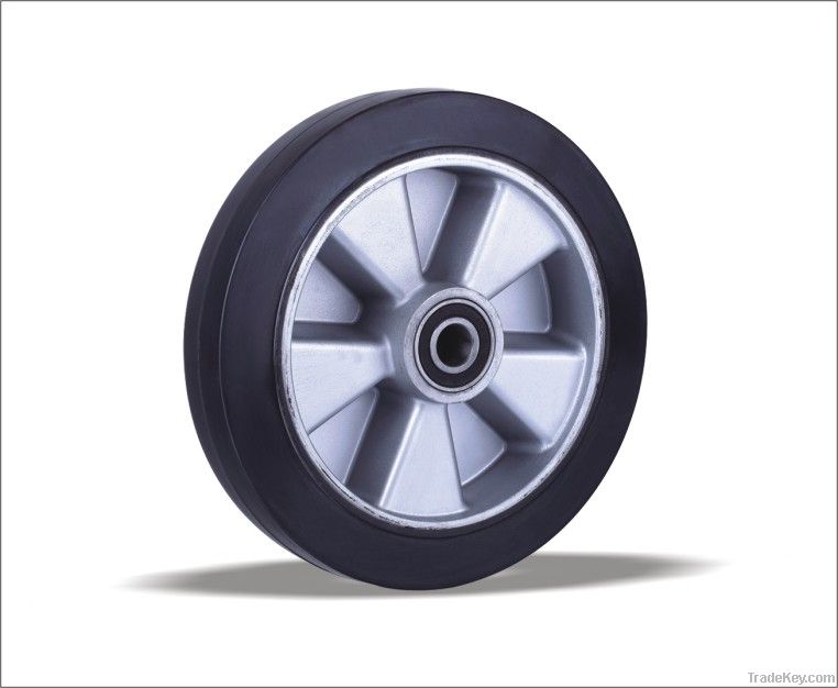 Rubber Wheel (Aluminum Centre)