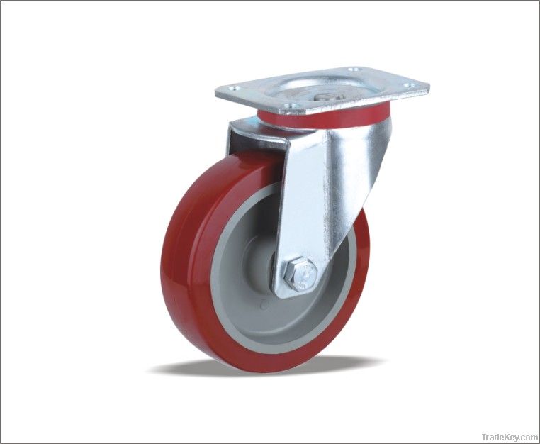 Swivel Caster with TPU wheel(Nylon core)