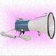 400m Transistor Megaphone with Siren and Whistle, Supports Power of 20