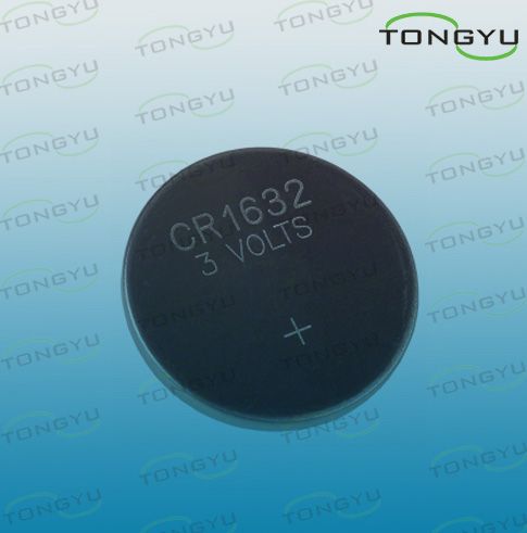 CR1632 3V 125mAh Lithium Coin Cell Battery for Watch , Led Flashlight , RFID