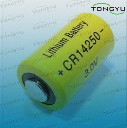 3V CR14250 Lithium Manganese Dioxide Battery, 1500mAh Lithium Primary Battery