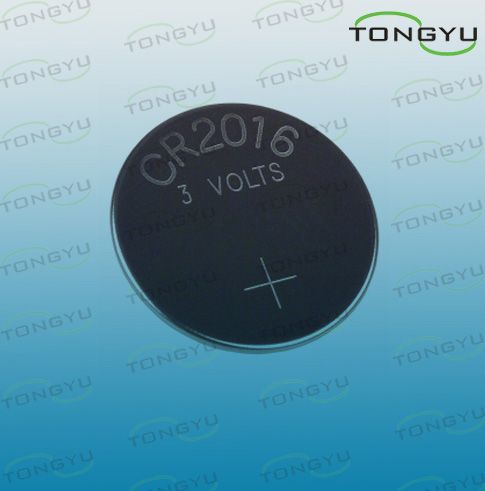 3V 90mAh CR2016 Lithium Coin Cell Li-MnO2 Button Battery With Blister Card