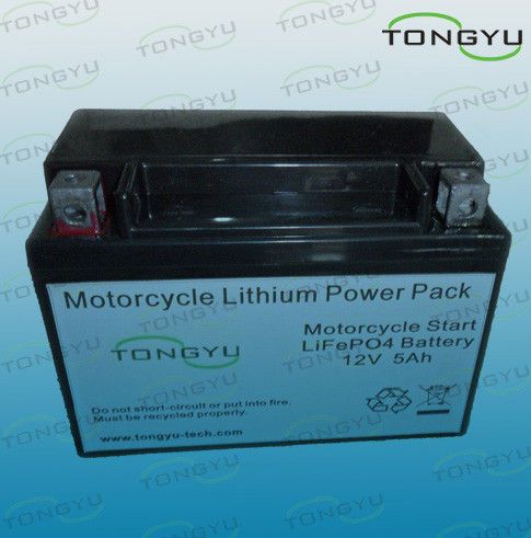  Lithium Starter Battery, LiFePO4 Starter Battery 12V 5Ah For Motorcycle To Replace Lead acid