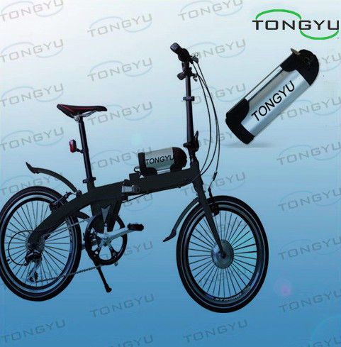 Ultra Lightweight LiFePO4 Electric Bike Lithium Battery 24V 12Ah With Bottle Case