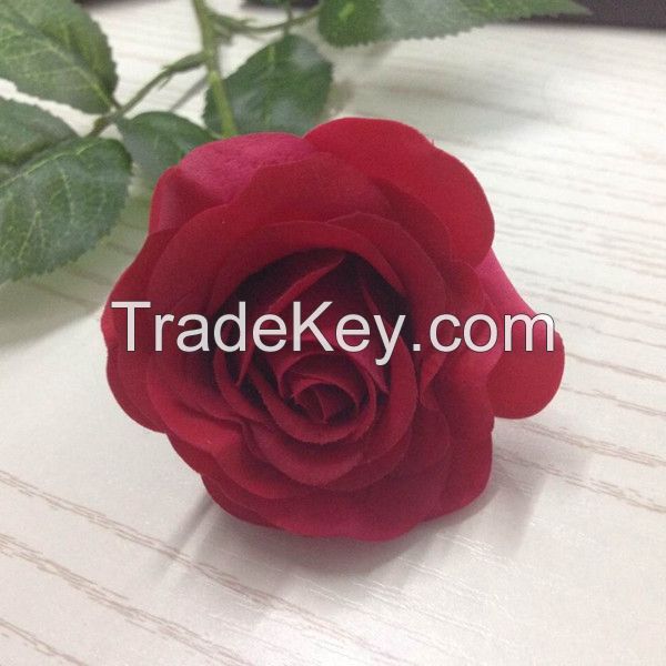 Artificial flower. High quality real touch rose for decorations.