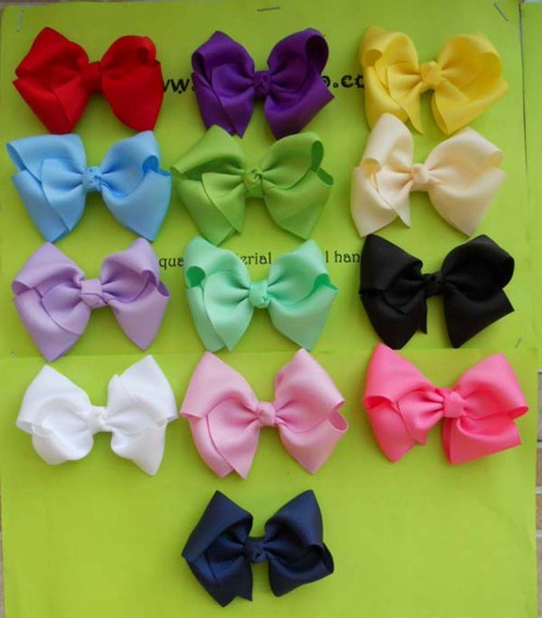 solid color basic bow