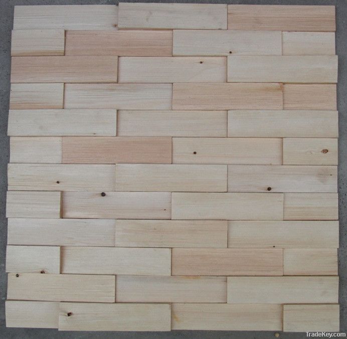 handmade oak wood wall panel