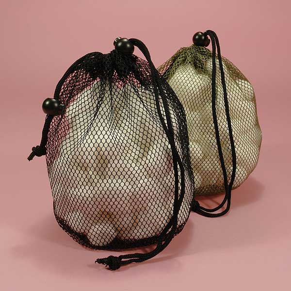 mesh bag with a string