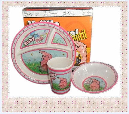 Melamine Kid Dinner Set