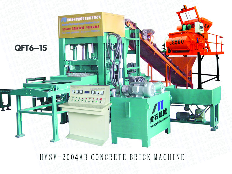 automatic concrete block machine
