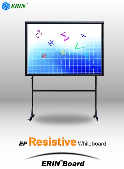 Resistive interactive whiteboard