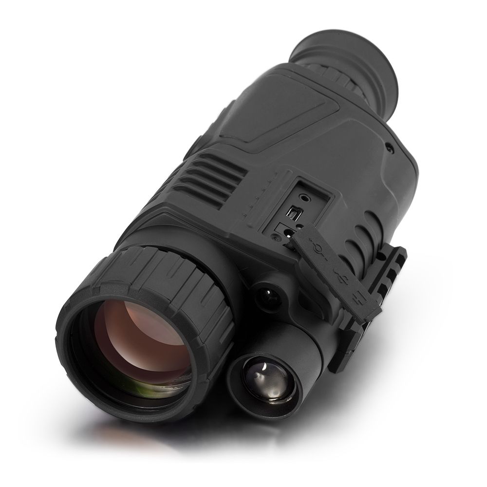 Compact digital night vision monocular with photo /audio/video recording for night and day use