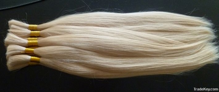 Sell Blonde Bleached Hair in Bulk, by kg