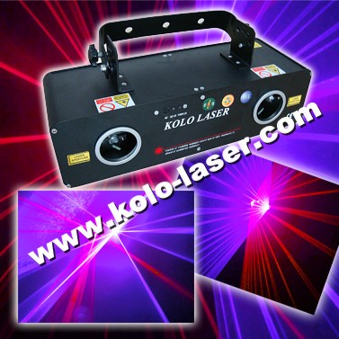 250mW Violet and Red Double Tunnel Laser stage, club light