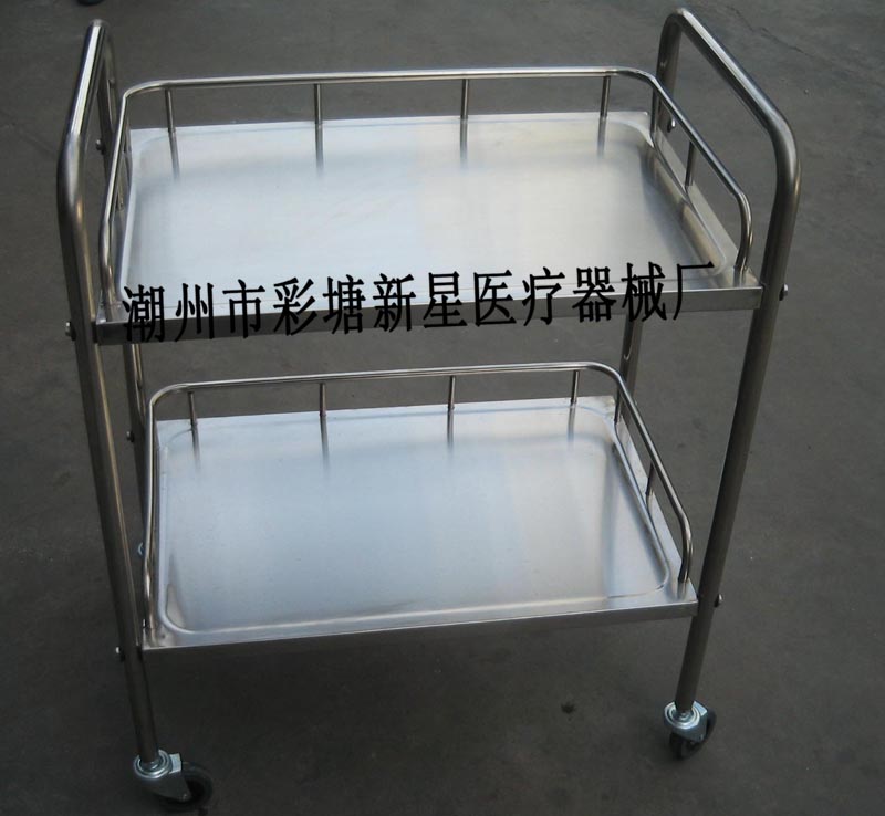 stainless steel trolley for hospital use