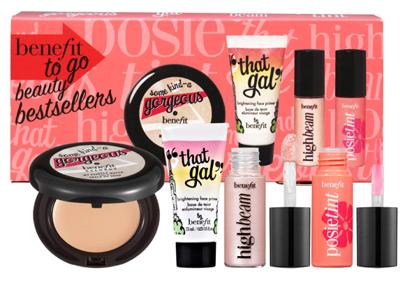 Benefit to go beauty bestsellers