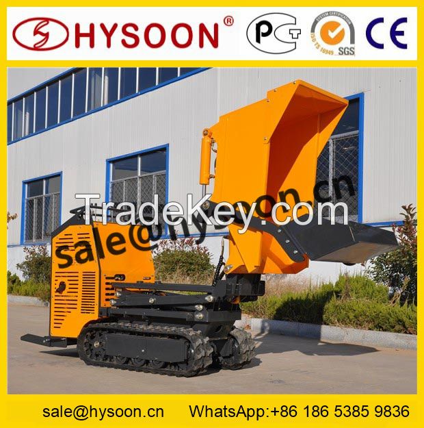 HYSOON power barrow garden mini tracked dumper