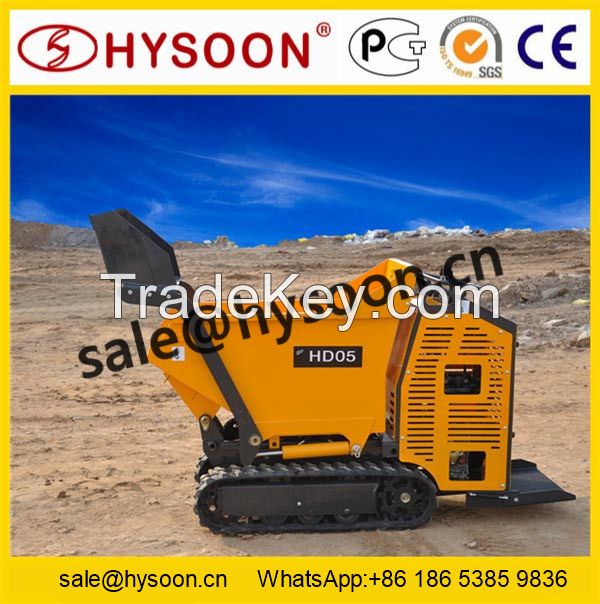 HYSOON power barrow garden mini tracked dumper