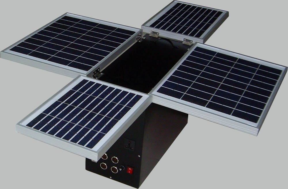 60W Foldable Solar Home System
